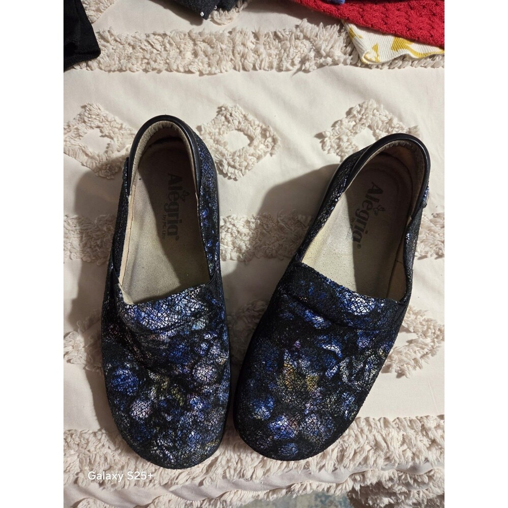 Alegria Keli PRO Quarry Crackle Slip on Comfort Shoes EUR 36 Womens Size 5.5-6